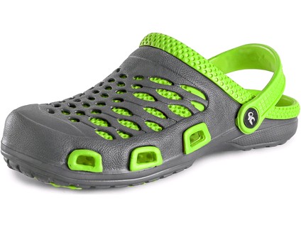 Obuv nazouvák CXS TREND, dámský, šedo-zelený, vel. 41